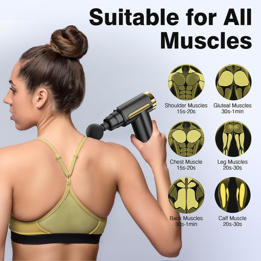 PulsePro Mini Massage Gun – Powerful Relief in Your Pocket
