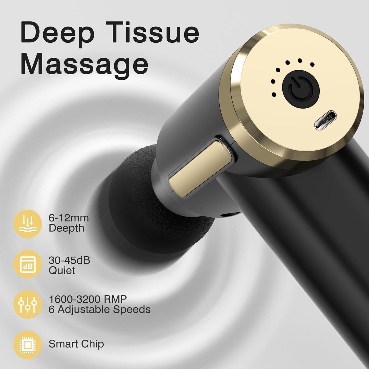 PulsePro Mini Massage Gun – Powerful Relief in Your Pocket